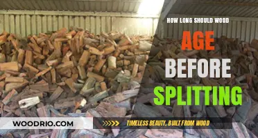 Optimal Aging Time for Wood: Splitting Secrets for Perfect Firewood