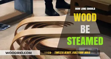 Optimal Wood Steaming Duration: A Guide to Perfect Results