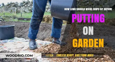 Optimal Waiting Time for Wood Chips in Your Garden