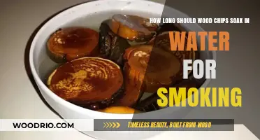 Mastering Smoking: Optimal Soaking Time for Wood Chips in Water