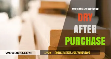 Optimal Wood Drying Time: Post-Purchase Tips for Perfect Results