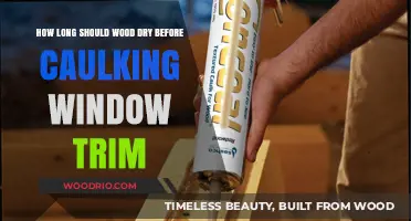 Optimal Wood Drying Time for Caulking Window Trim: Expert Tips