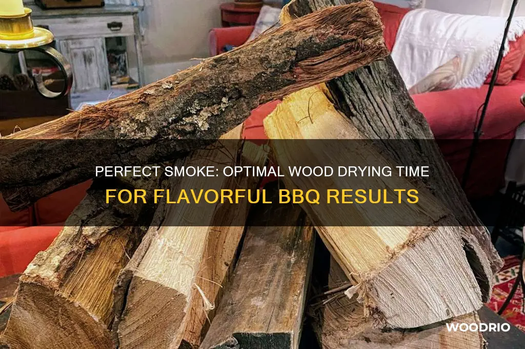 how long should wood dry before smoking