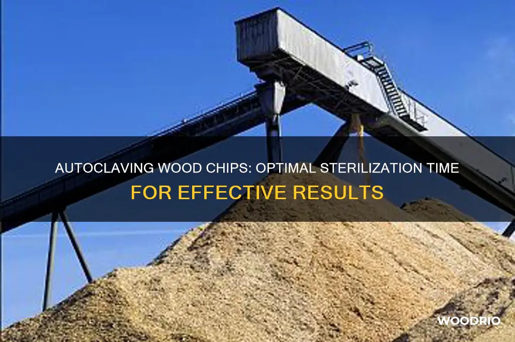 how long should you autoclave wood chips