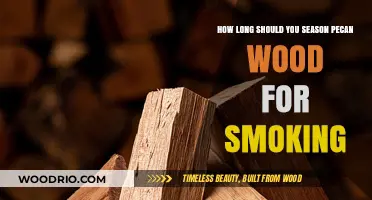 Perfect Pecan Wood Smoking: Optimal Seasoning Time for Best Flavor