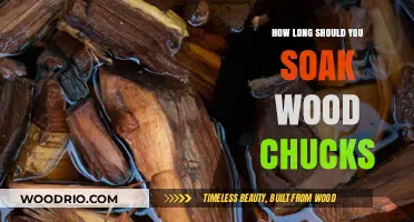 Optimal Soaking Time for Wood Chucks: A Comprehensive Guide