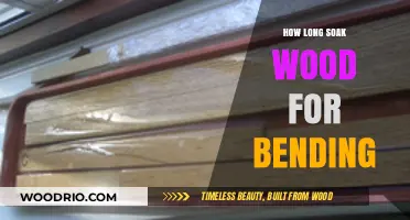Mastering Wood Bending: Optimal Soaking Time for Perfect Curves