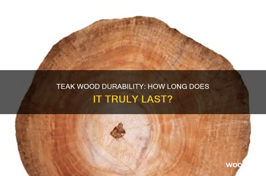how long teak wood last