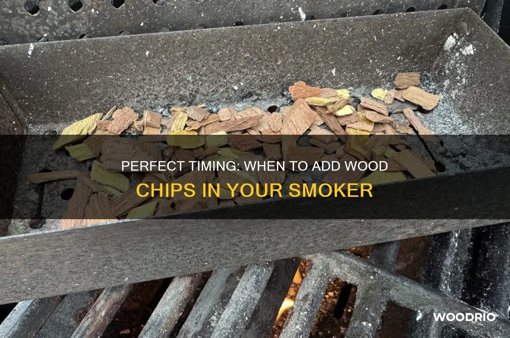how long to add wood chips in smoker