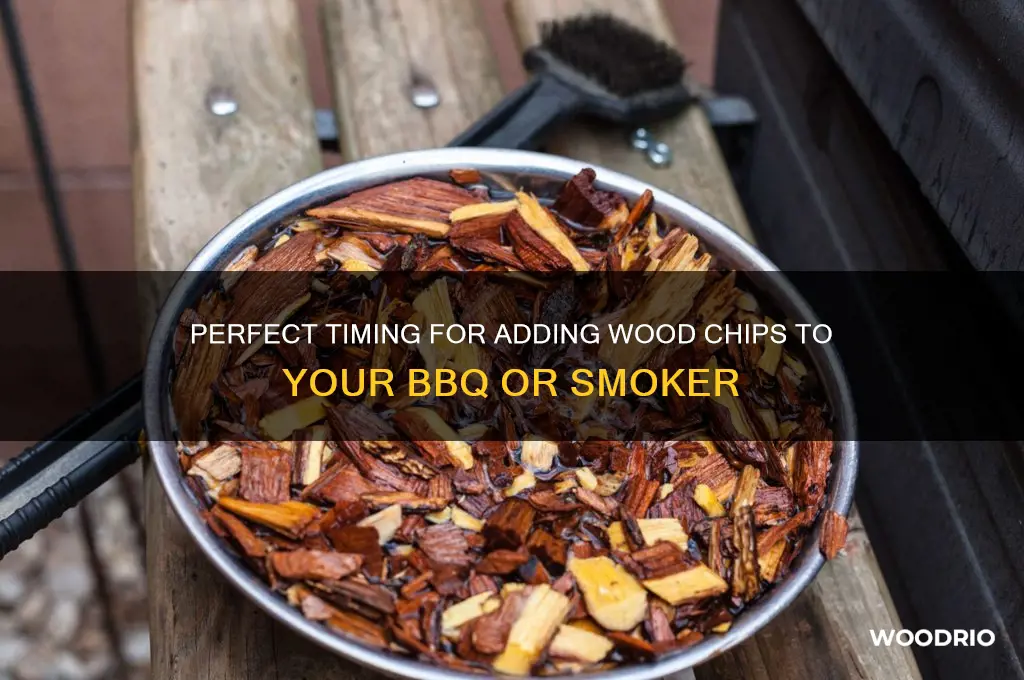 how long to add wood chips