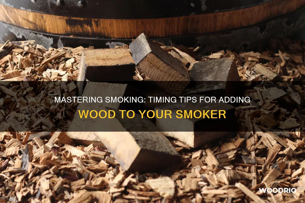 how long to add wood to a smoker