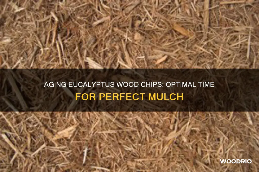 how long to age eucalyptus wood chips for mulch