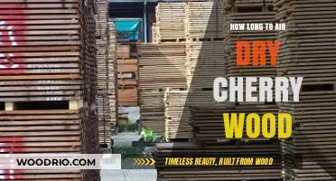 Air Drying Cherry Wood: Optimal Time for Perfect Results