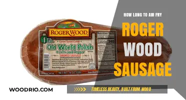Perfect Air Fryer Time for Roger Wood Sausage: A Guide