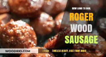 Perfectly Boiled Roger Wood Sausage: Timing Tips for Juicy Results