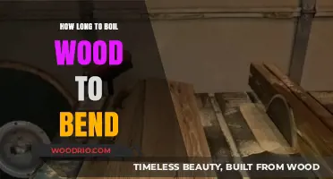 Mastering Wood Bending: Optimal Boiling Time for Perfect Curves