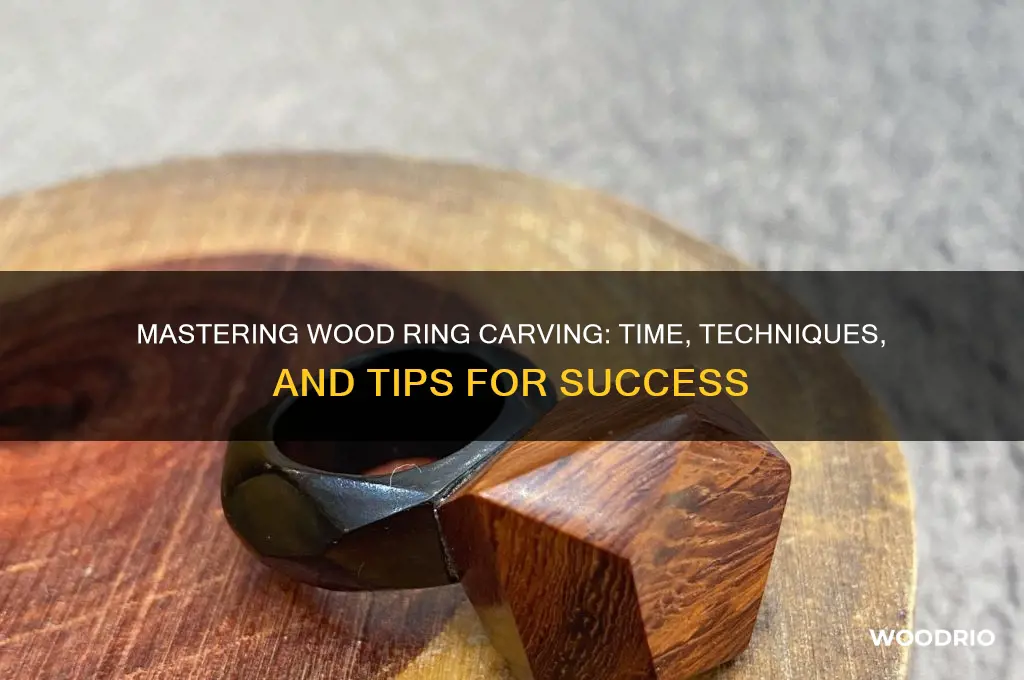 how long to carve a wood ring