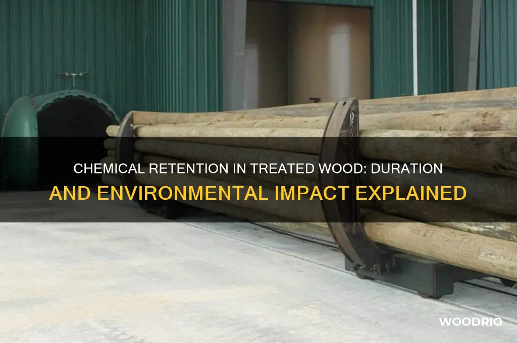 how long to chemicals stay in treated wood