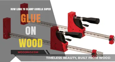 Clamp Time for Gorilla Super Glue on Wood: A Guide