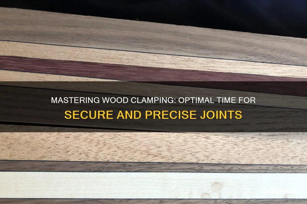 how long to clamp wood