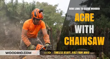 Clearing a Wooded Acre with a Chainsaw: Timeframe and Tips