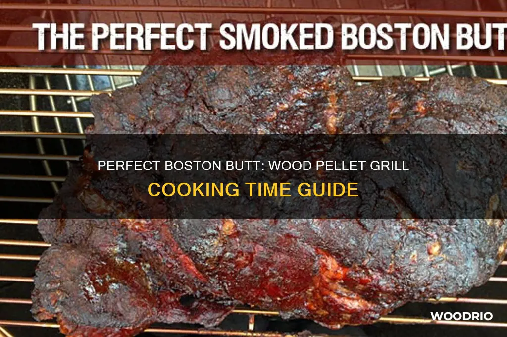 how long to cook boston butt on wood pellet grill