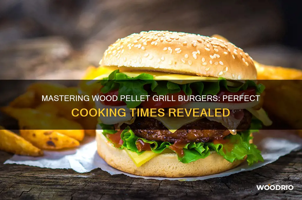 how long to cook burgers on wood pellet grill