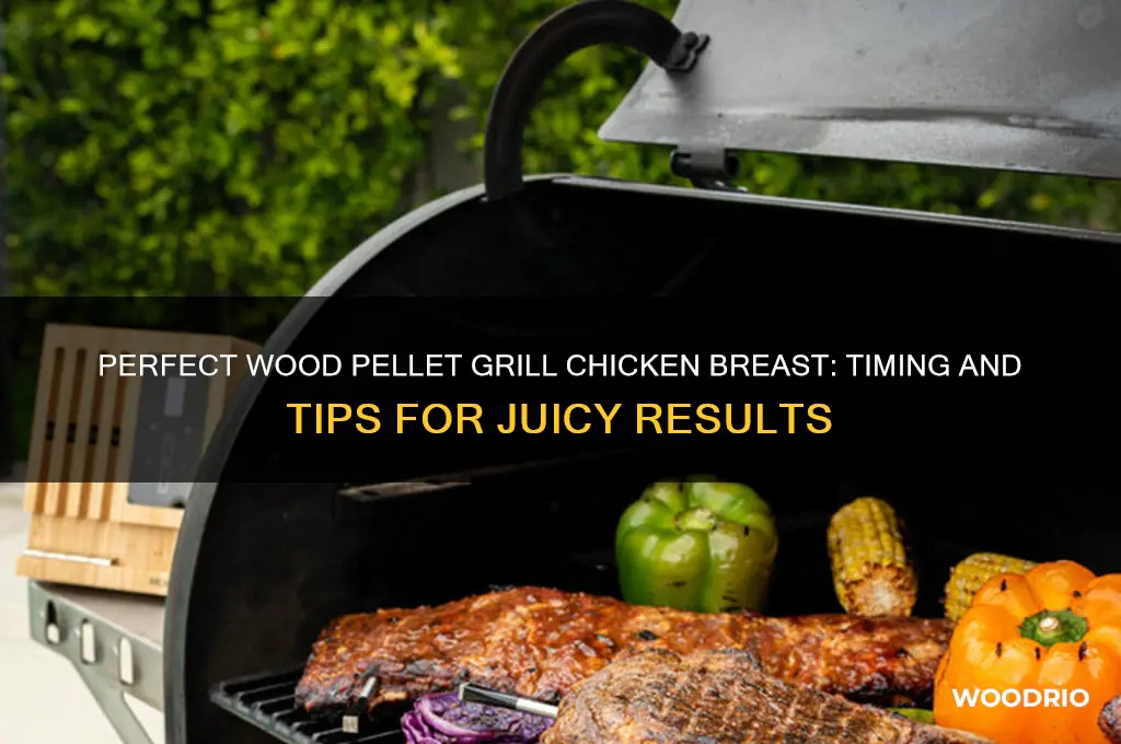 how long to cook chicken breast on wood pellet grill