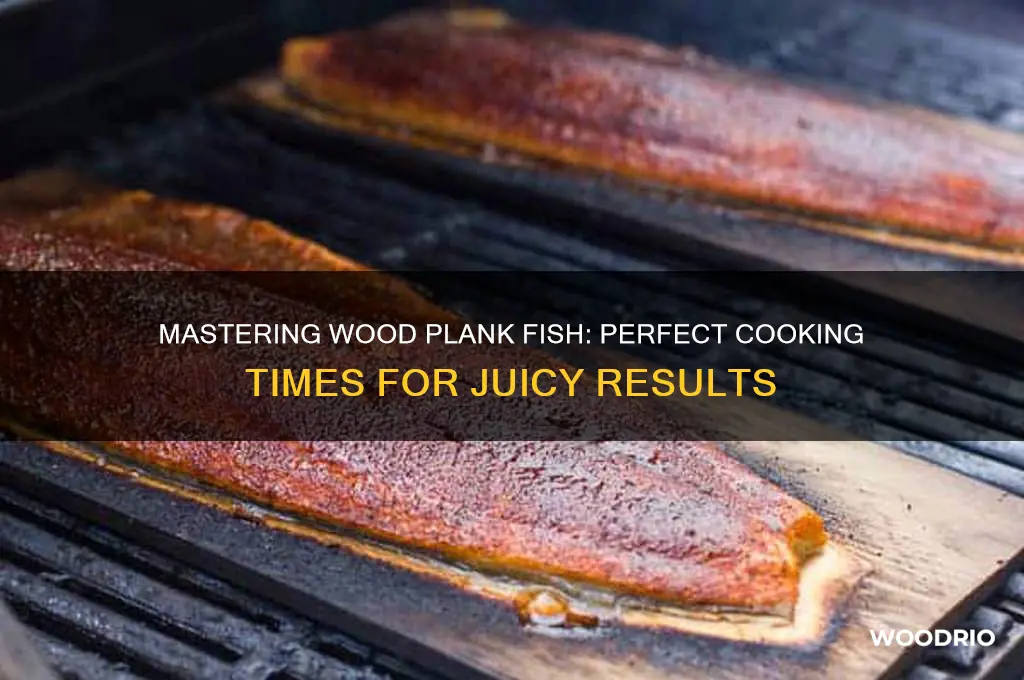 how long to cook fish on wood plank