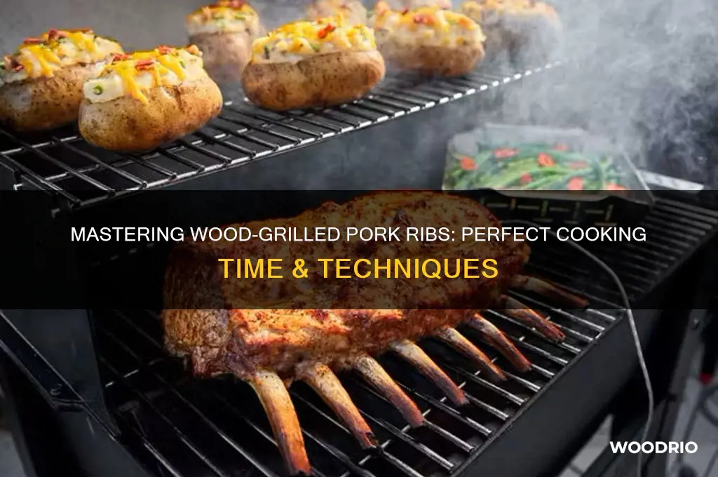 how long to cook pork ribs on wood grill