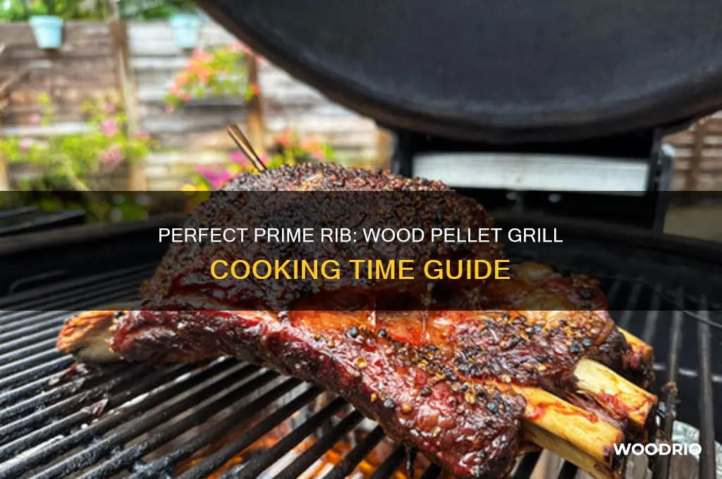 how long to cook prime rib on wood pellet grill
