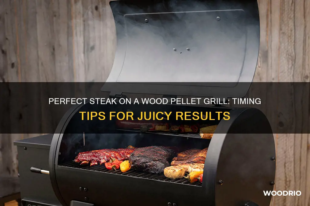 how long to cook steak on wood pellet grill