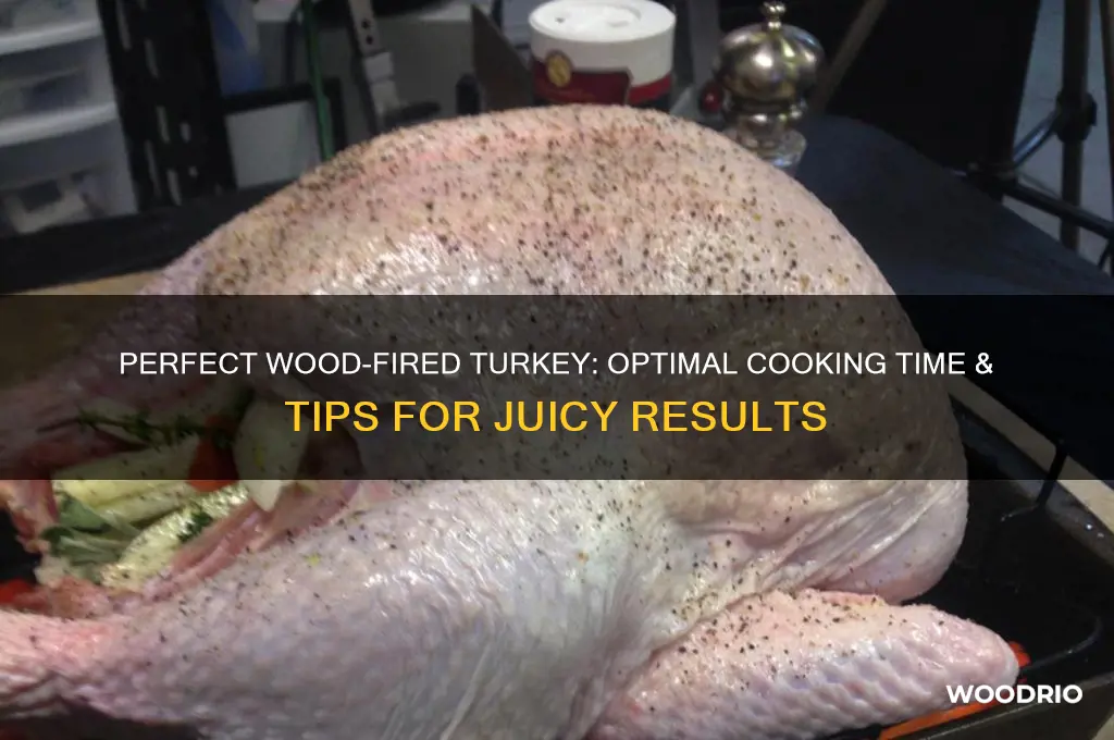 how long to cook turkey in wood fired oven