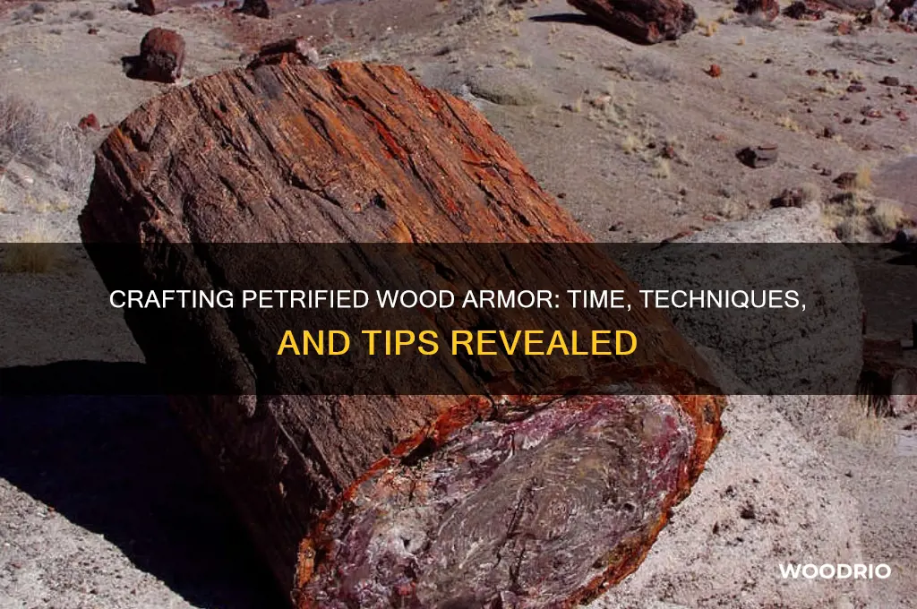 how long to craft petrfied wood armor