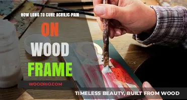 Curing Acrylic Paint on Wood Frames: Time and Tips for Durability