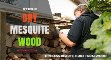 Drying Mesquite Wood: Optimal Time for Perfect Firewood Results
