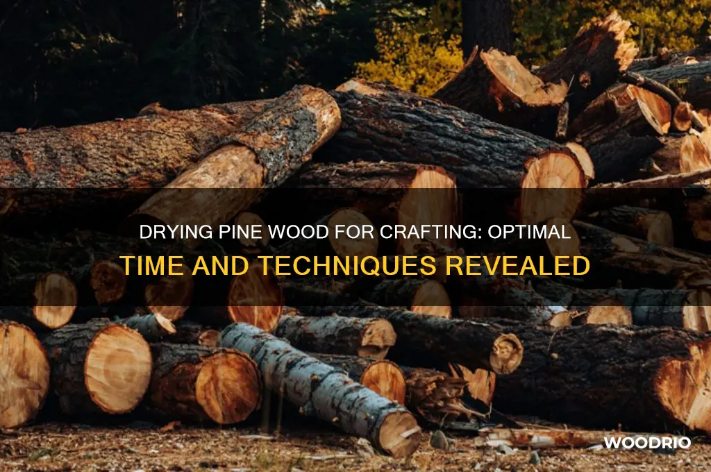 how long to dry out pine wood for crafting