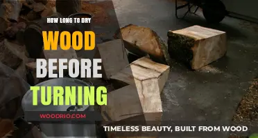 Optimal Drying Time for Wood: A Guide to Perfect Turning Results