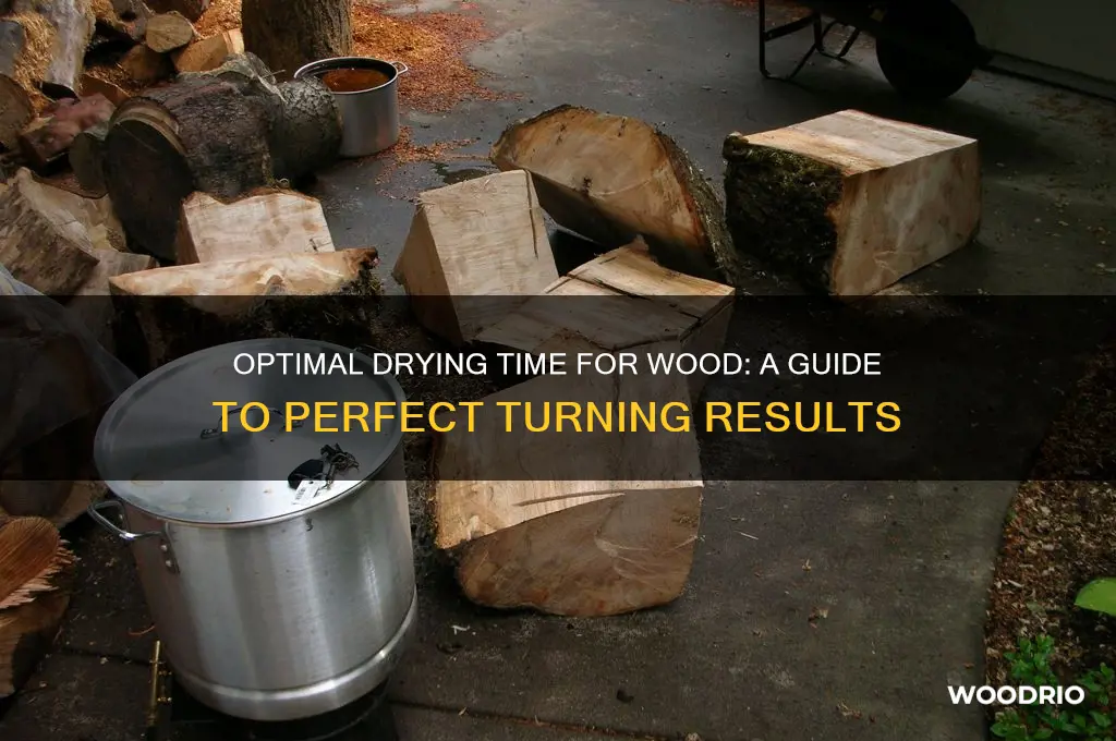 how long to dry wood before turning