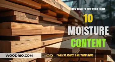 Optimal Drying Time for Wood at 10% Moisture Content