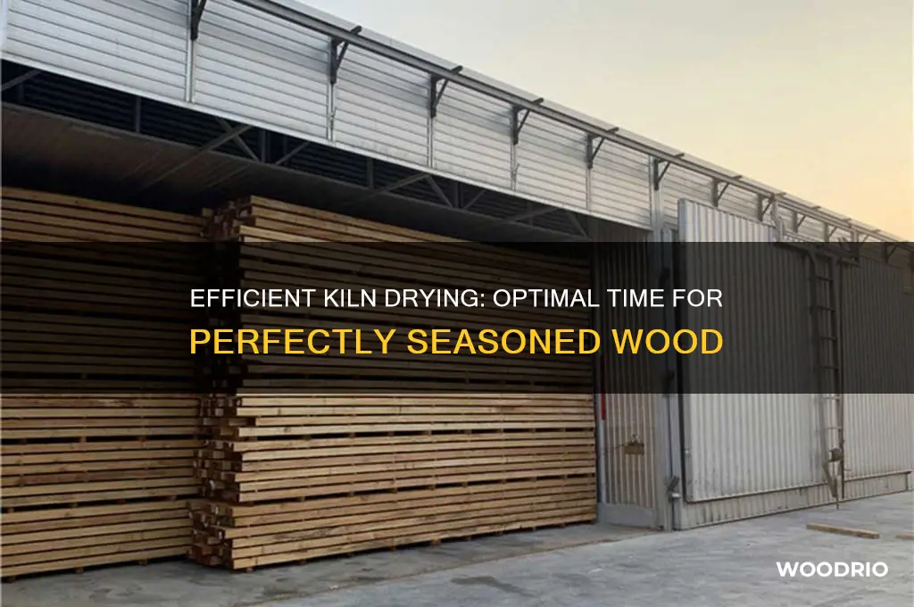 how long to dry wood in a kiln