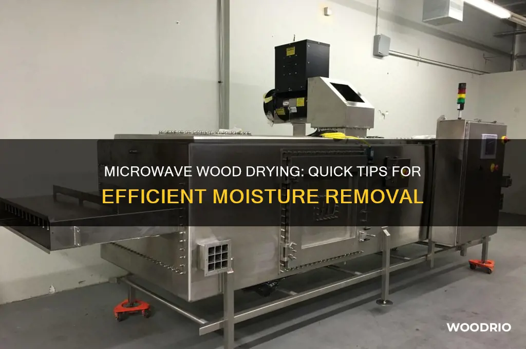 how long to dry wood in microwave