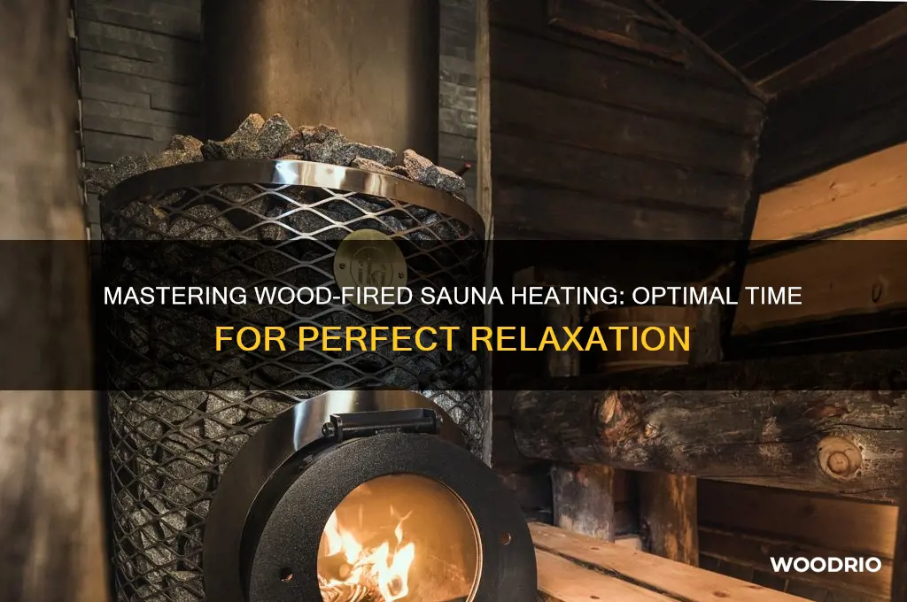 how long to heat a wood fired sauna
