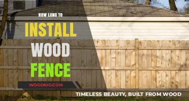 Efficient Wood Fence Installation: Timeframe and Tips for Success