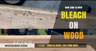 Bleach on Wood: Optimal Duration for Safe and Effective Treatment
