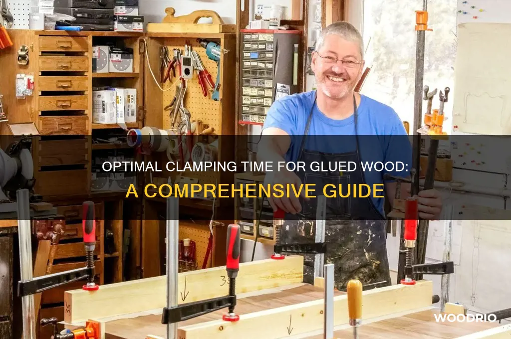 how long to keep clamps on glued wood