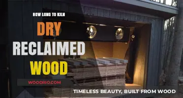 Kiln Drying Reclaimed Wood: Optimal Time for Perfect Results