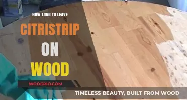 Citristrip on Wood: Optimal Time for Effective Paint Removal