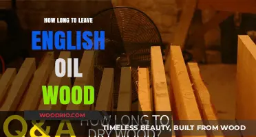 Optimal Drying Time for English Oil Wood Finishes: A Guide