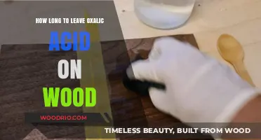 Optimal Oxalic Acid Application Time for Wood Restoration Explained
